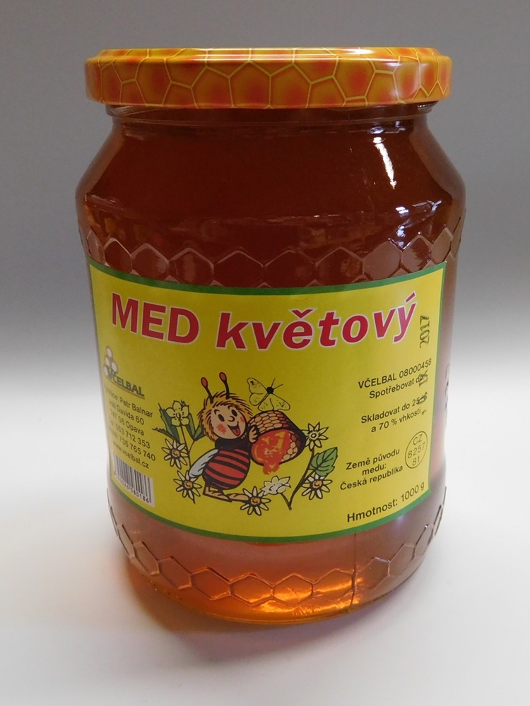 med květový luční 1000g